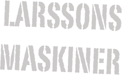 Larssons
maskiner